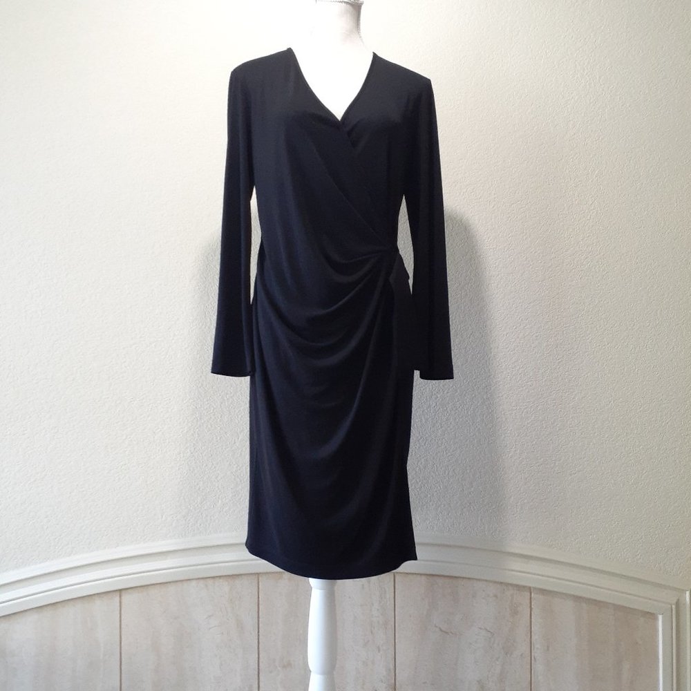 St. John Wrap Style Dress